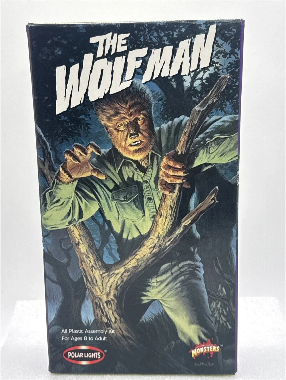 1998 Polar Lights #5018 The Wolfman Figure Model Kit~Sealed Parts 1/8 Scale